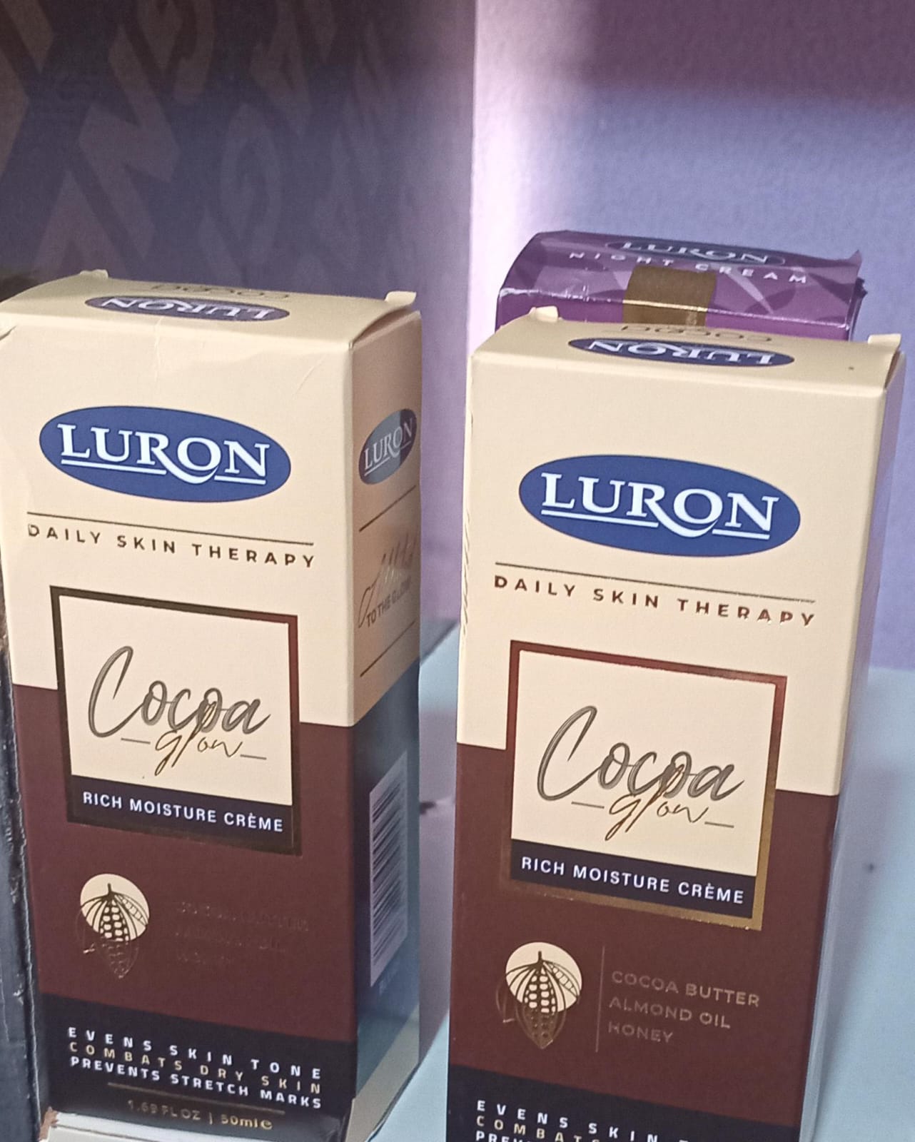 Luron Daily Skin Therapy Rich Moisture Creme with Cocoa Butter, Almond Oil & Honey