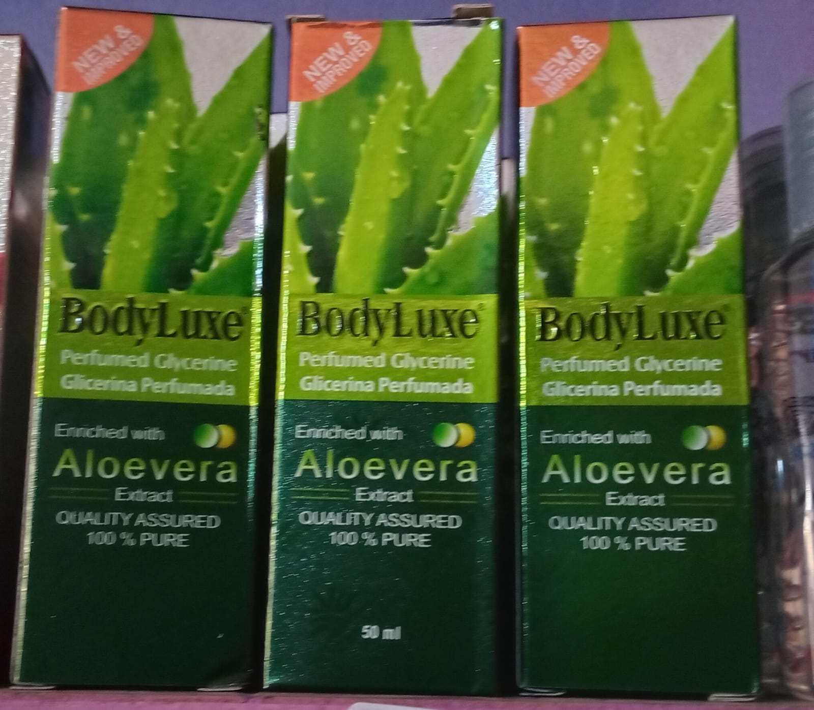 BodyLuxe Perfumed Glycerine with Aloe Vera (50ml)