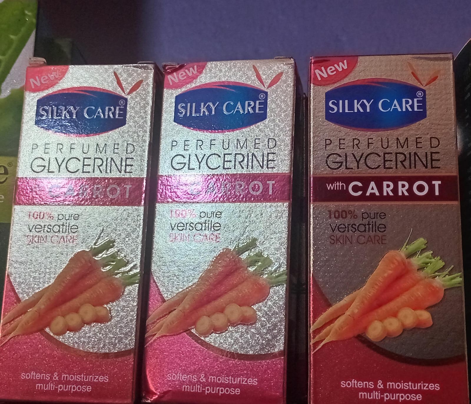 Silky Care Perfumed Glycerine with Carrot (100% Pure)
