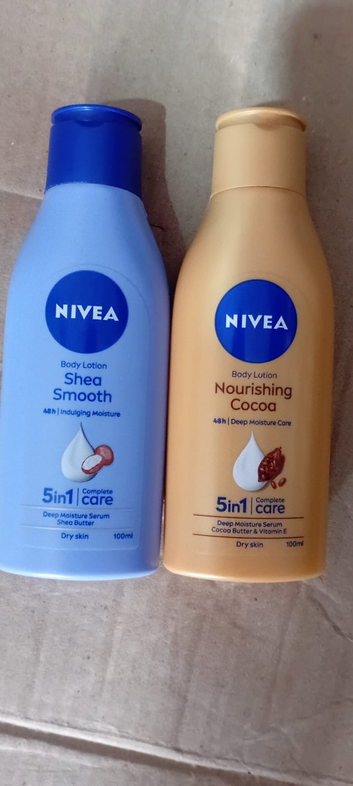 Nivea Body Lotion – Cocoa Butter & Vitamin E | 5-in-1 Deep Moisture Serum Care